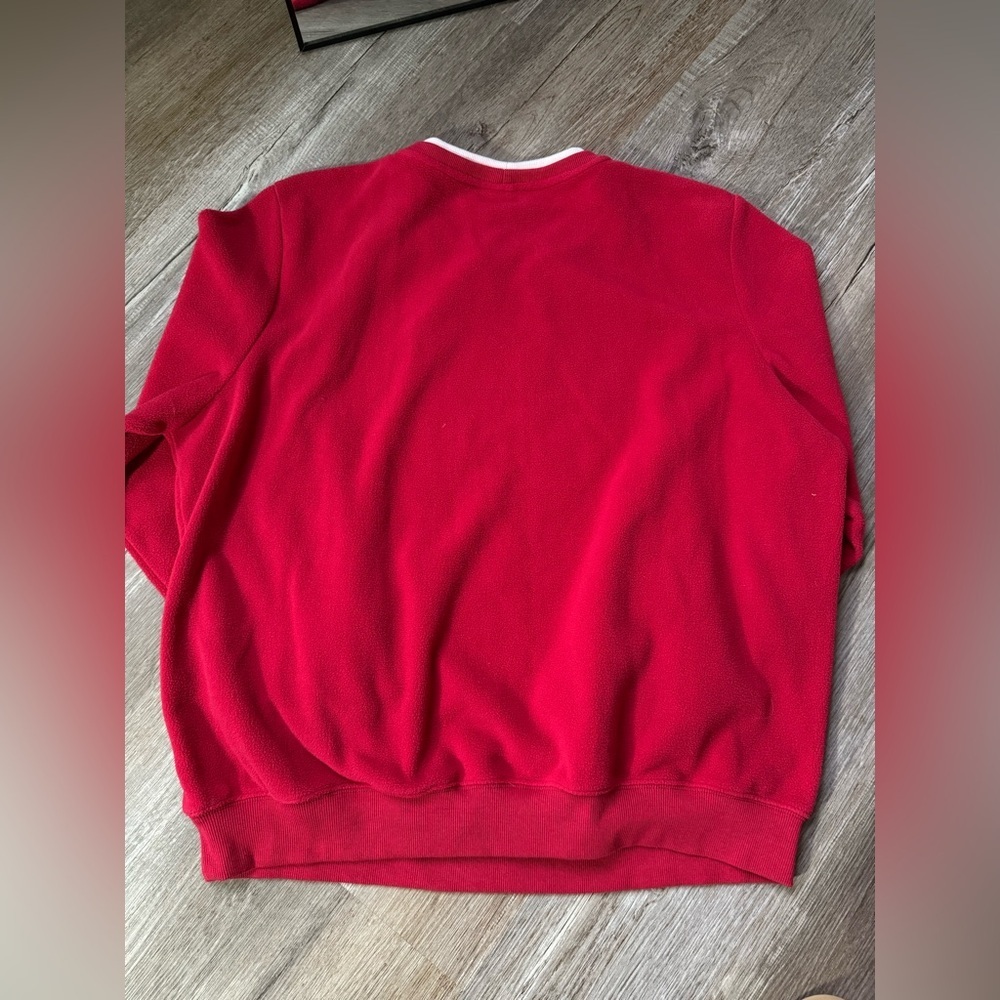 VTG Alfred Dunner Sweatshirt Crewneck Festive Red Green Christmas Embroidered XL - Picture 7 of 8